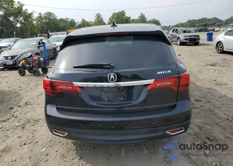 2014 Acura Mdx Technology from USA, damaged, VIN 5FRYD3H40EB014746